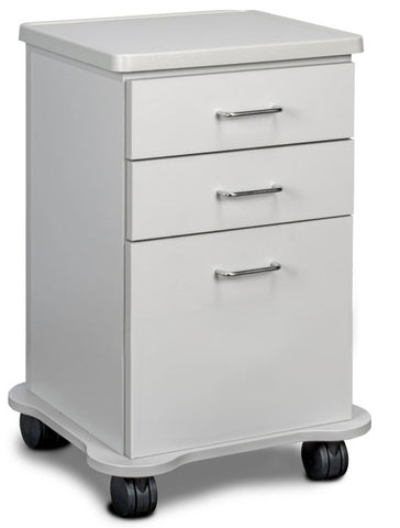 Clinton CartMate Exam Room Mobile Treatment Cabinet 20"W x 29.5"h 2 drawers 1 door