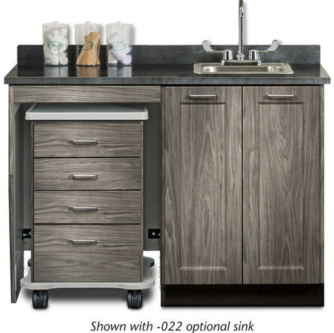 CartMate Exam Room Base Cabinet 48"W x 35"h- Fashion Finishes