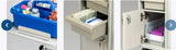 Clinton Slimline Store & Go Phlebotomy Cart 67032