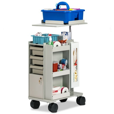 Clinton Slimline Store & Go Phlebotomy Cart 67032