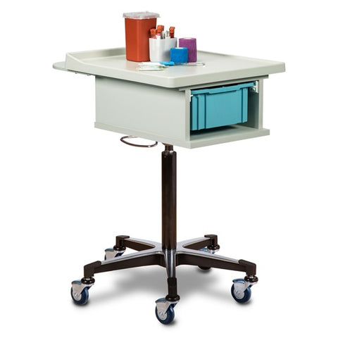 Clinton One-Bin Phlebotomy Cart 67100