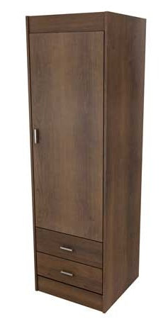 Resident Room Wardrobe, 2 Door, 1 Drawer, Heartland Collection