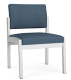 Lesro Lenox Steel Guest Reception Armless Chair - LS1102 Quick Ship