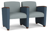 Lesro Savoy 2 Seat Reception Chairs with Center Arm - SV2103 Quick Ship