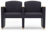 Lesro Savoy 2 Seat Reception Chairs with Center Arm - SV2103 Quick Ship
