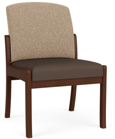 Lesro Weston Wood Armless Reception Chair -WS1102 Quick Ship