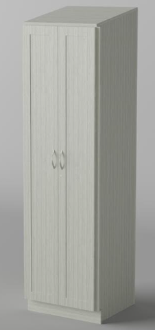 Exam Room Cabinet Package F - Shaker door Wardrobe Tower 24"w