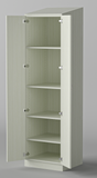Exam Room Cabinet Package E - Shaker door Storage Tower 24"w