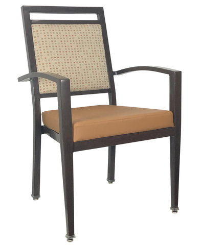 Assisted Living Aluminum Wood Dining Chair- Torres  Chair