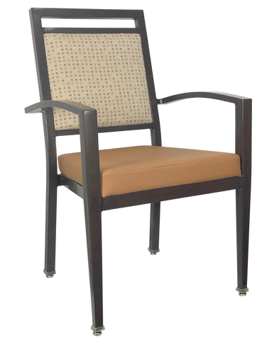 Assisted Living Aluminum Wood Dining Chair- Torres  Chair Promo