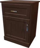Resident Room Bedside Cabinet, 1 DWR, Brookhaven Collection,