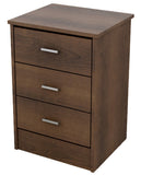 Resident  Room Bedside Cabinet, 3 DWR, Heartland Collection