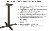 Assisted Living Dining Table 30" Round or Square