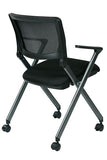 Mesh Arm Chair, Black-CostPlus Medical Supply