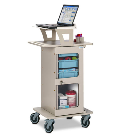 Clinton ProVisions, Point-of-Care, Slimline Laptop Cart 67-384