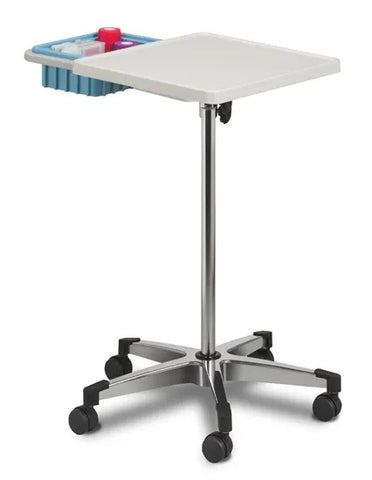 Clinton 6900-B Mobile Phlebotomy Stand with tray