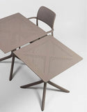 Assisted Living Nardi Outdoor Collection-  Clip table 31"
