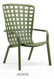 Assisted Living Nardi Outdoor Collection-  Folio Arm Chair
