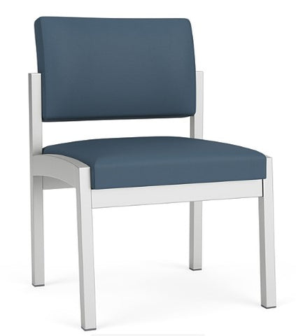 Lesro Lenox Steel Guest Reception Armless Chair - LS1102 Quick Ship