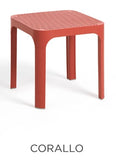 Assisted Living Nardi Outdoor Collection-  Net Side Table