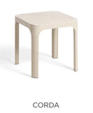 Assisted Living Nardi Outdoor Collection-  Net Side Table