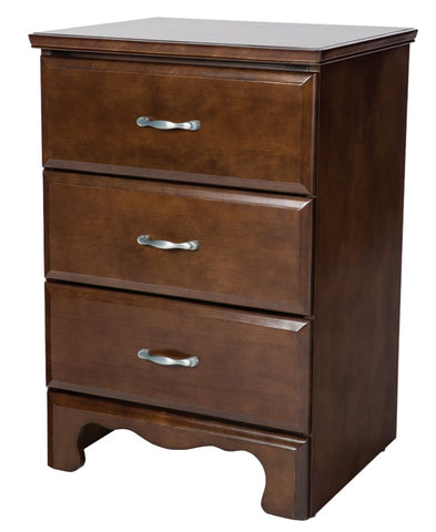 Bedside Cabinet 3 Drawer, Classics Collection