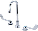 Exam Room Faucet, PVD Chrome Wrist Blade Handles-CostPlus Medical Supply