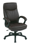 Highback Leather Office Chair, Quick Ship-CostPlus Medical Supply