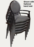 Metal Wood Dining Chair, Round Back, Assisted Living-CostPlus Medical Supply