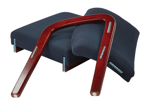 Reception Seating Arm Chair, Hardwood Series-CostPlus Medical Supply