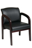 Reception Seating Arm Chair, Hardwood series-CostPlus Medical Supply