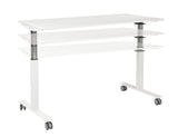 Sit Stand Table Desk, Pneumatic Adj Height, 24"d (60"w)-CostPlus Medical Supply