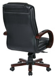 Executive Leather Chair, Townsend Series-CostPlus Medical Supply