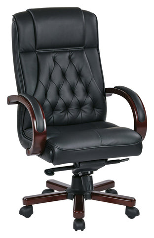 Executive Leather Chair, Townsend Series-CostPlus Medical Supply