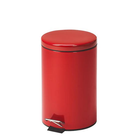 Waste Receptacle, Round, Red (13,20,32 QT)-CostPlus Medical Supply