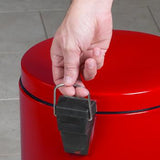 Waste Receptacle, Round, Red (13,20,32 QT)-CostPlus Medical Supply